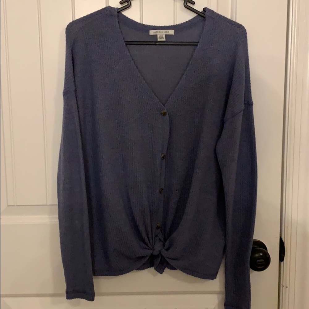 Blue, Button Down Long Sleeve